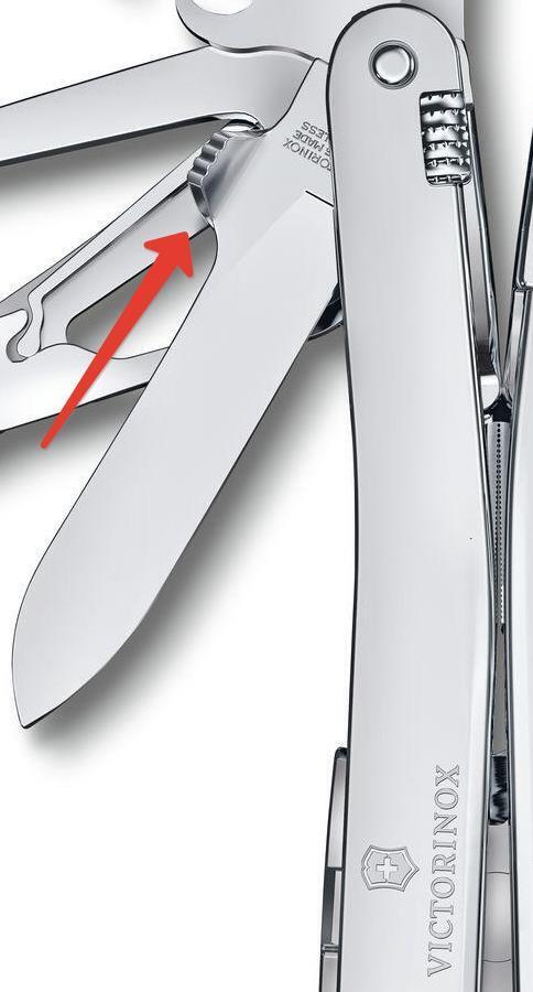 Victorinox SwissTool Spirit MX Clip (3.0224.MKB1) One-Hand Open